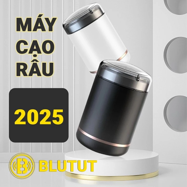 Máy Cạo Râu Mini Loại Xịn SH-588 - Pin sạc, lưỡi 3 cạnh cạo sạch không rít