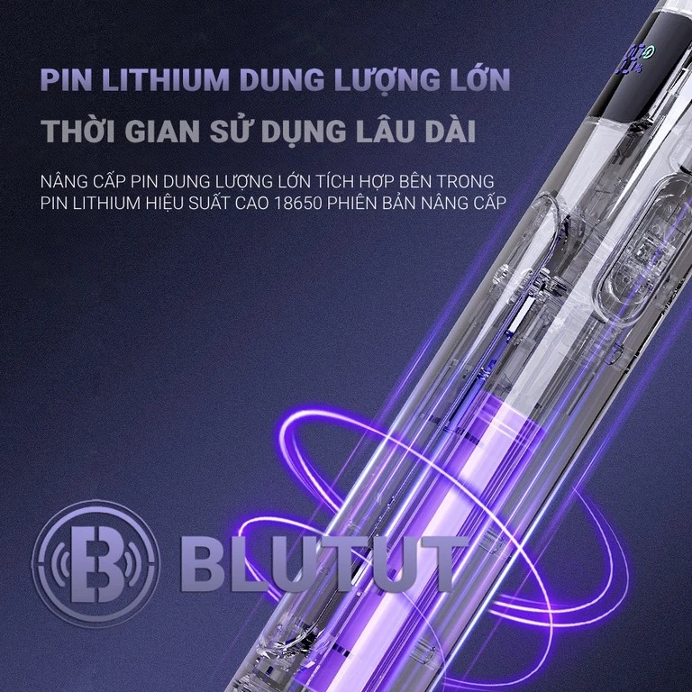 Vợt muỗi Weidasi cao cấp có màn hình led hiển thị % pin