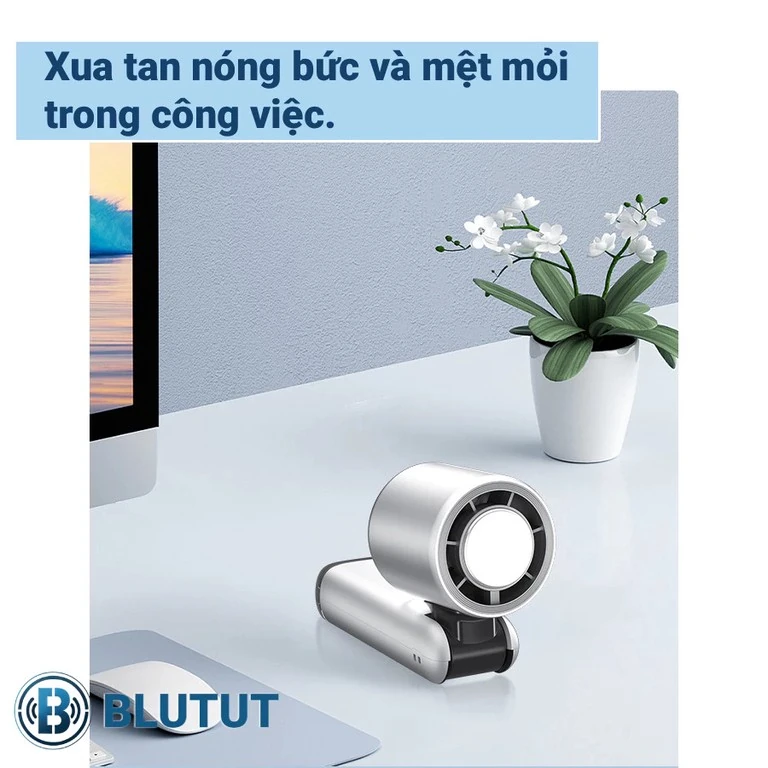 Quạt Cầm Tay Tiện Lợi - Gió Mạnh và Có Sò Lạnh Làm Mát Cực Nhanh